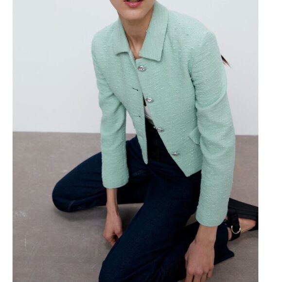 Textured weave jacket - Picture 9 of 12